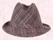 Check Trilby from Accessorize. Pink plaid upturn brim trilby �20 �14.90 